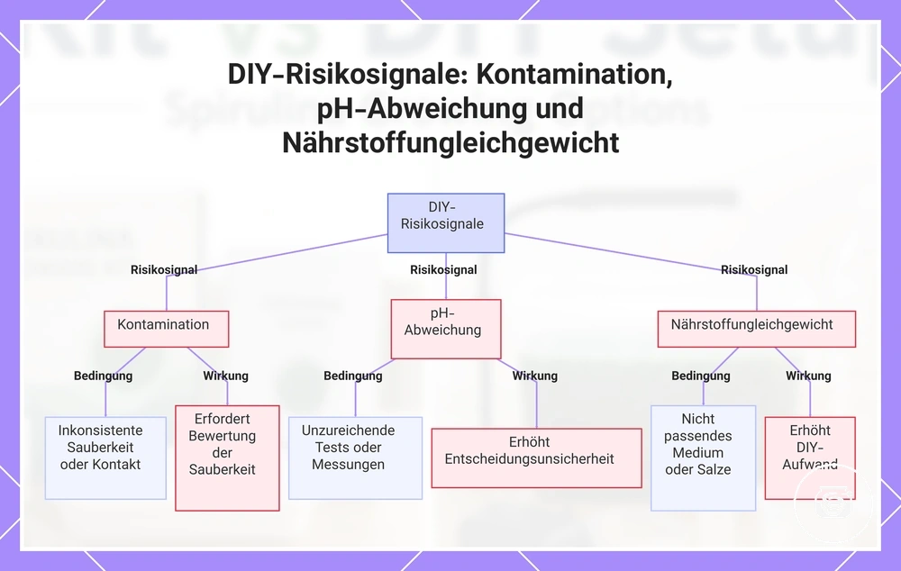 DIY-Risikosignale: Kontamination, pH-Abweichung und Nährstoffungleichgewicht