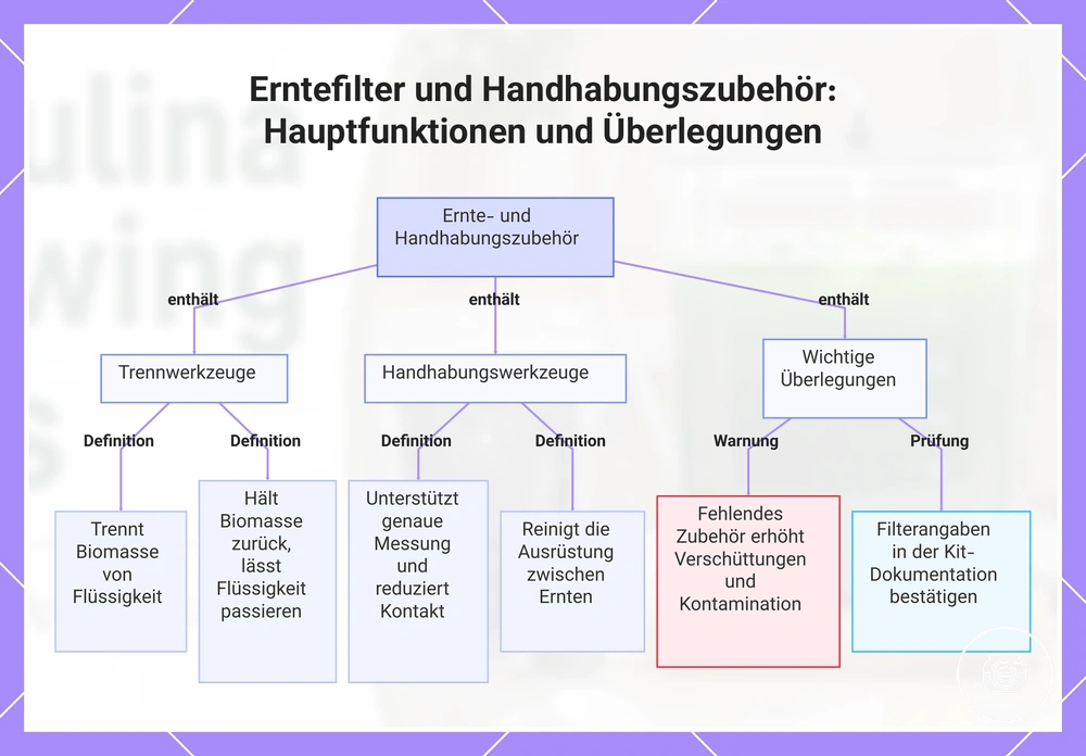 Erntefilter und Handhabungszubehör: Hauptfunktionen und Überlegungen