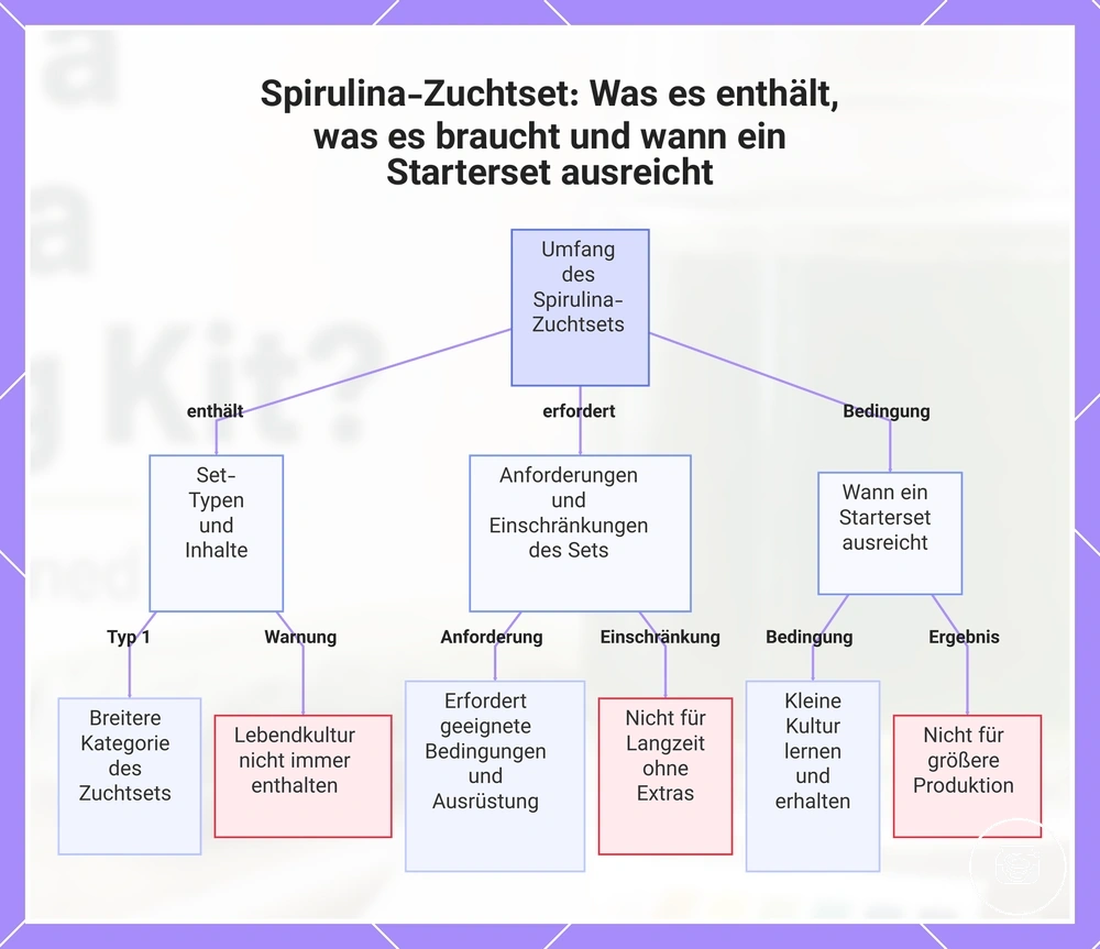 Spirulina-Zuchtset: Was es enthält, was es braucht und wann ein Starterset ausreicht