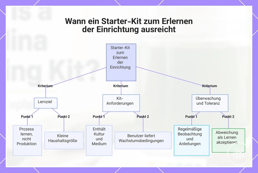 Wann ein Starter-Kit zum Erlernen der Einrichtung ausreicht