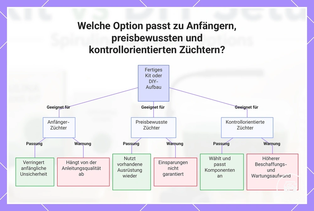 Welche Option passt zu Anfängern, preisbewussten und kontrollorientierten Züchtern?