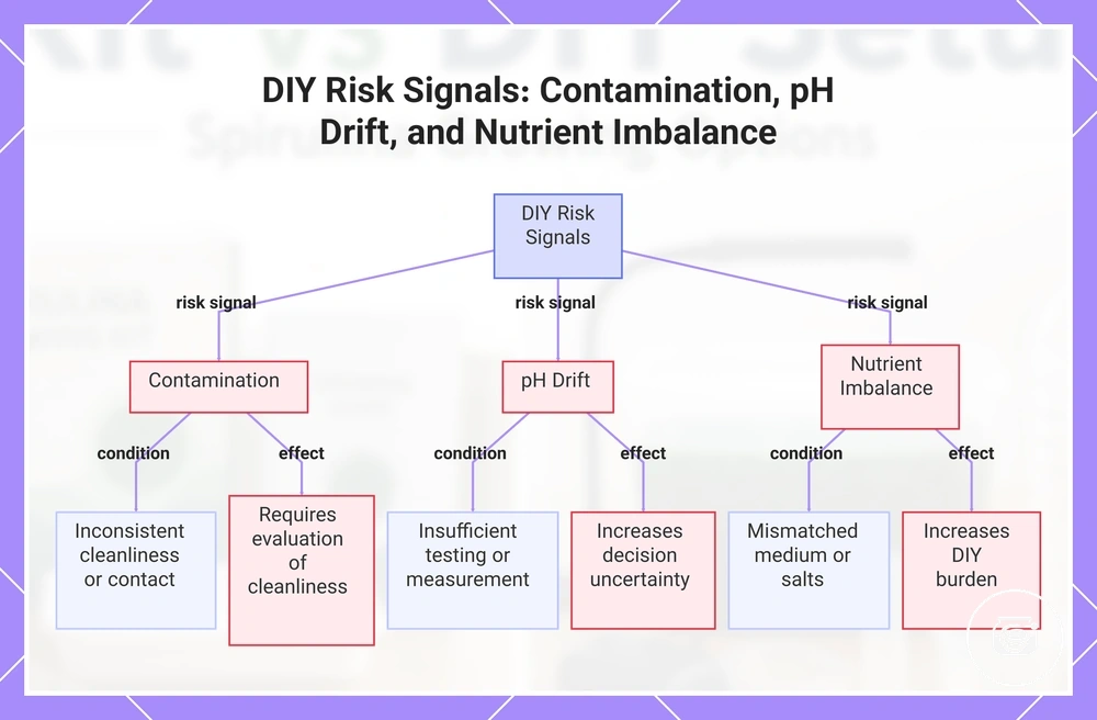DIY Risk Signals: Contamination, pH Drift, and Nutrient Imbalance