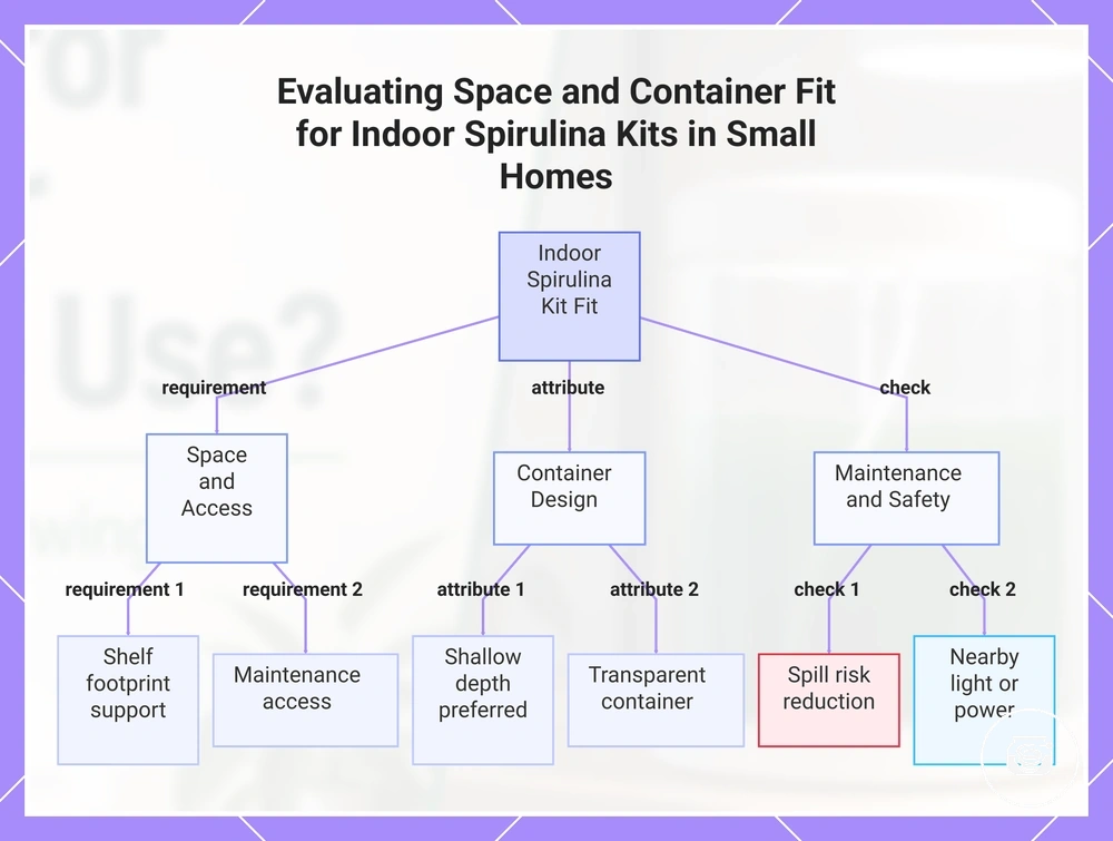 Evaluating Space and Container Fit for Indoor Spirulina Kits in Small Homes