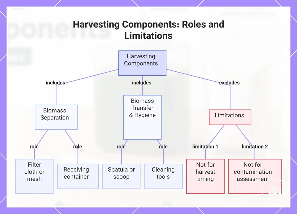 Harvesting Components: Roles and Limitations