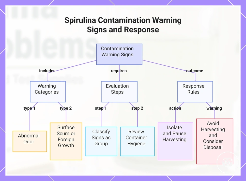 Spirulina Contamination Warning Signs and Response