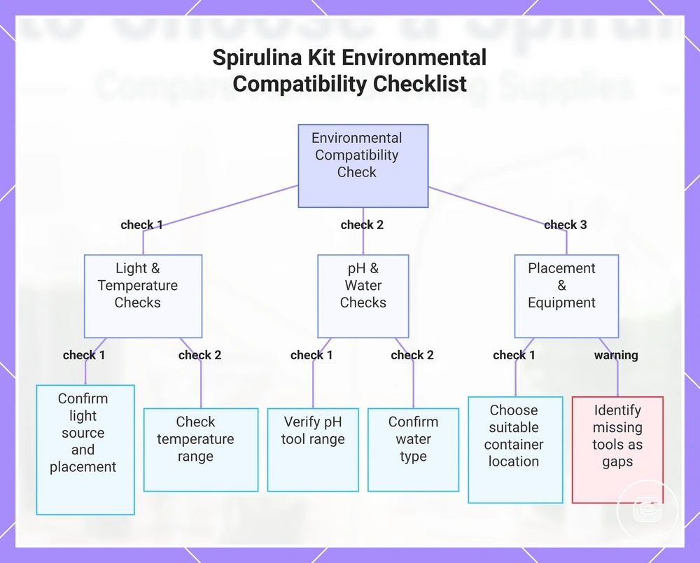Spirulina Kit Environmental Compatibility Checklist