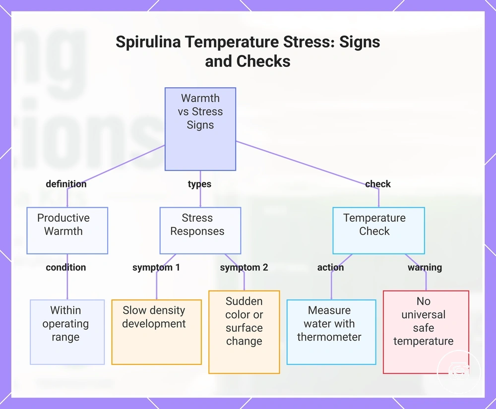 Spirulina Temperature Stress: Signs and Checks