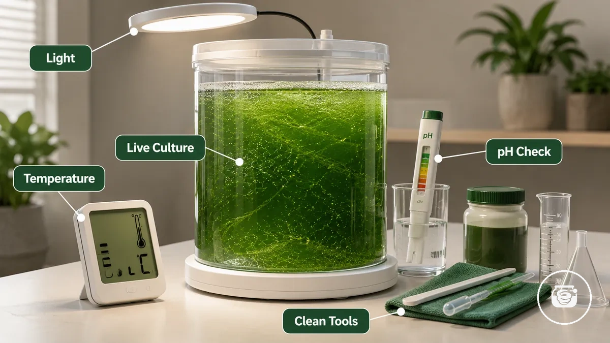 Bases entretien kit spiruline