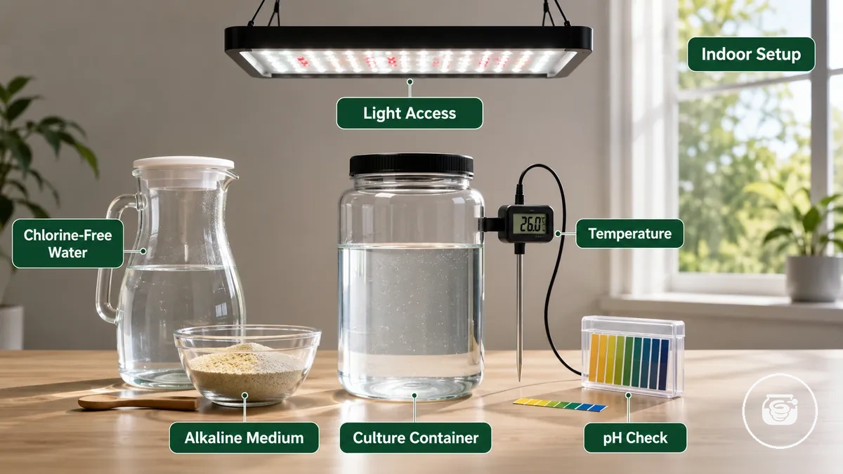Qualite eau acces lumiere temperature