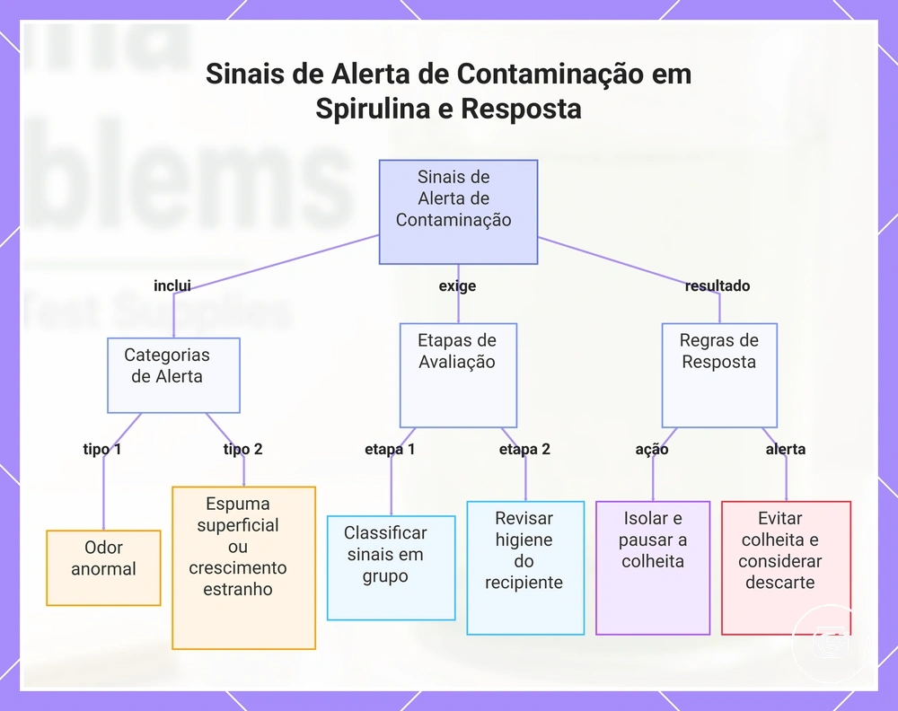 Sinais de Alerta de Contaminação em Spirulina e Resposta
