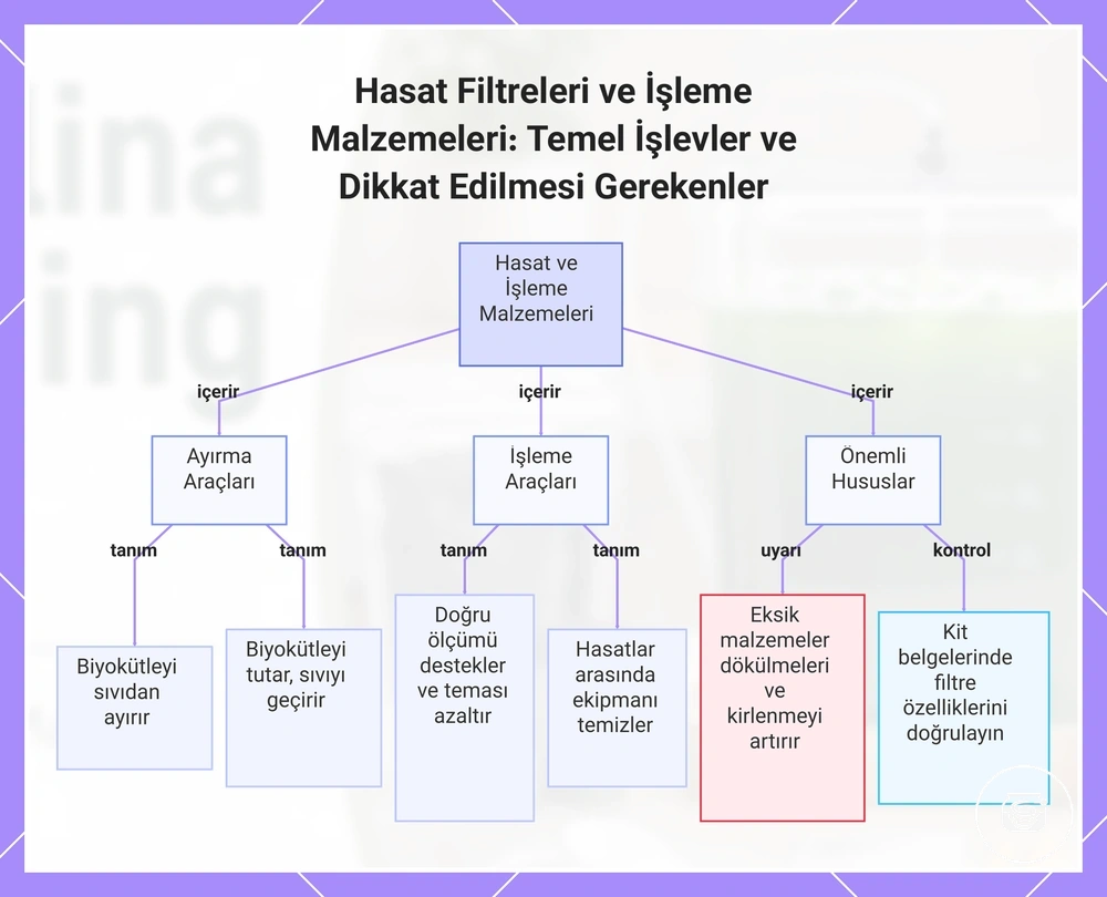 Hasat Filtreleri ve İşleme Malzemeleri: Temel İşlevler ve Dikkat Edilmesi Gerekenler