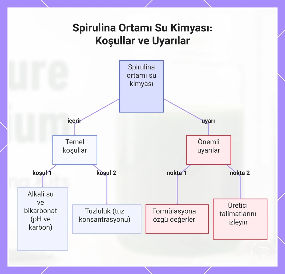 Spirulina Ortamı Su Kimyası: Koşullar ve Uyarılar