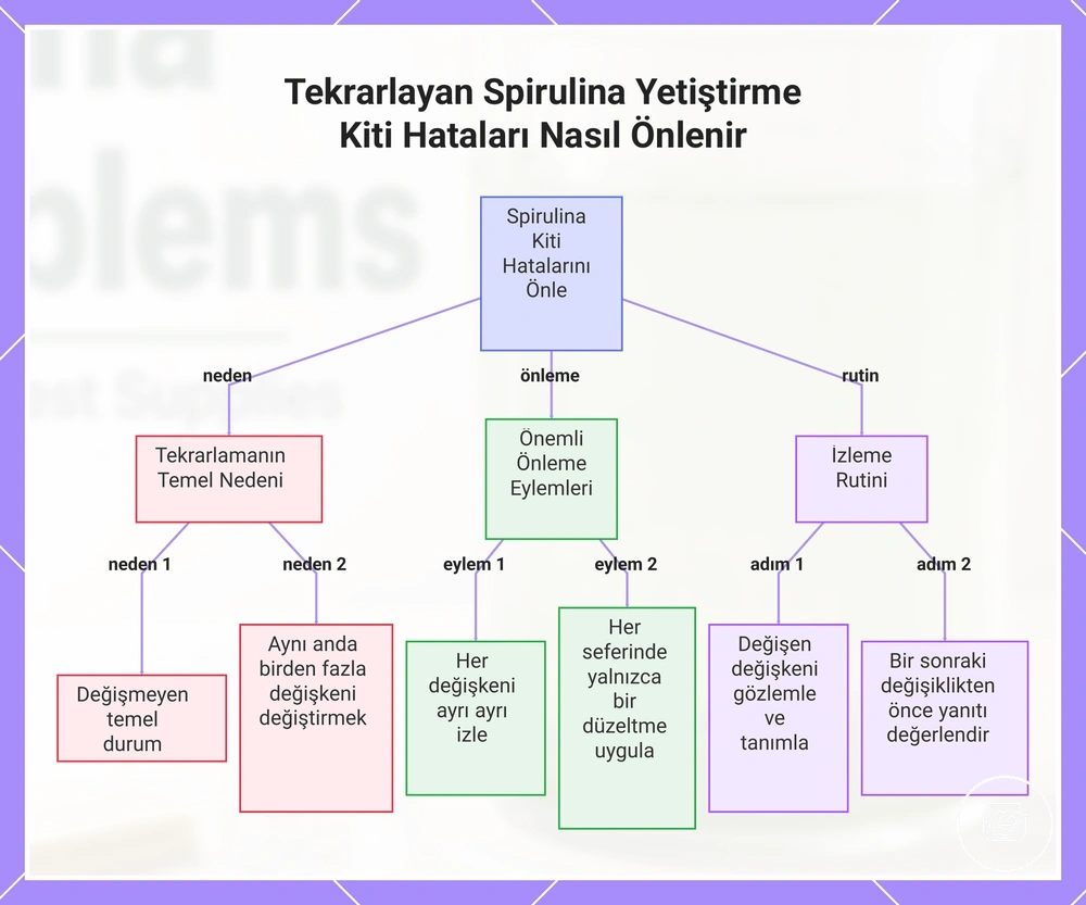 Tekrarlayan Spirulina Yetiştirme Kiti Hataları Nasıl Önlenir