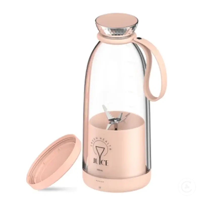 Extracteur portable avec bouteille 500ML, batterie 2400mAh et mélangeur à lames