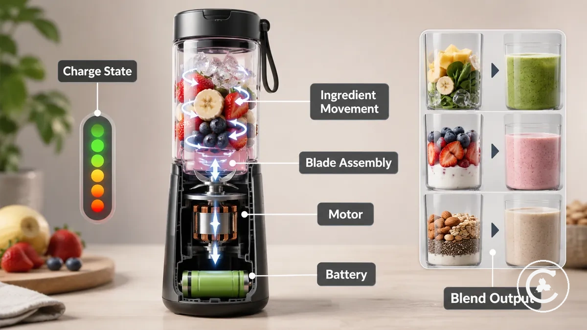 Comment fonctionne un blender sans fil