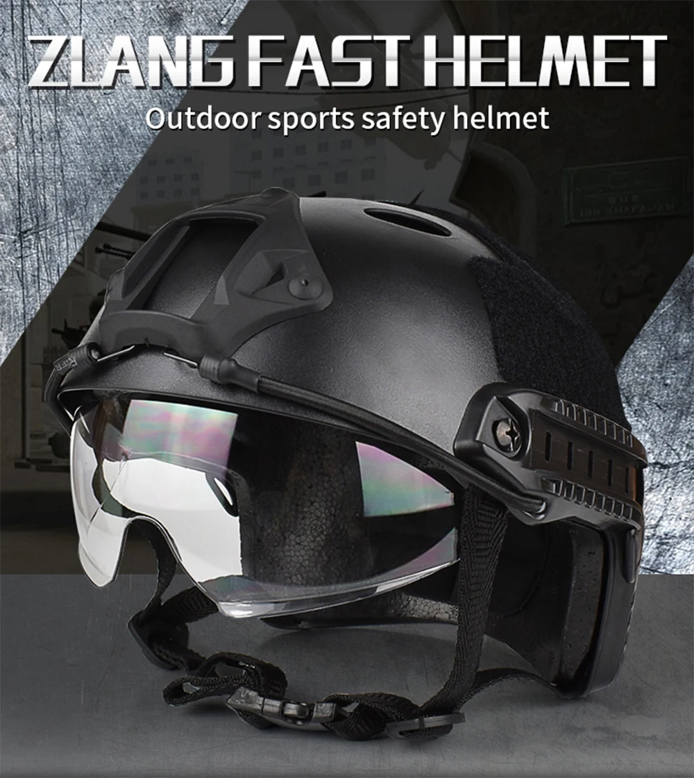 Lunettes de casque tactique Airsoft FAST