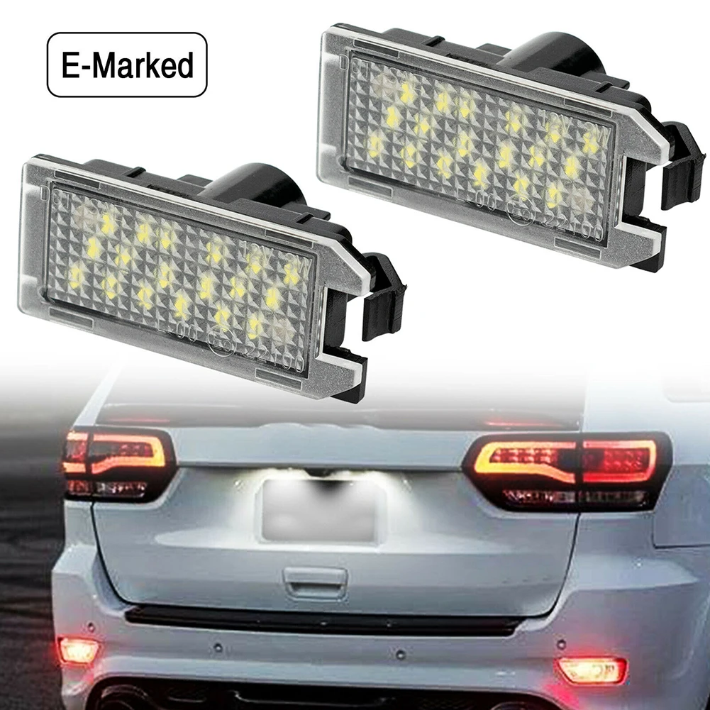 Ampoules LED Plaque D'immatriculation Pour Porsche 911 Carrera 996 986 - Blanc 6000K, 2W, 18 LEDs - Lot De 2