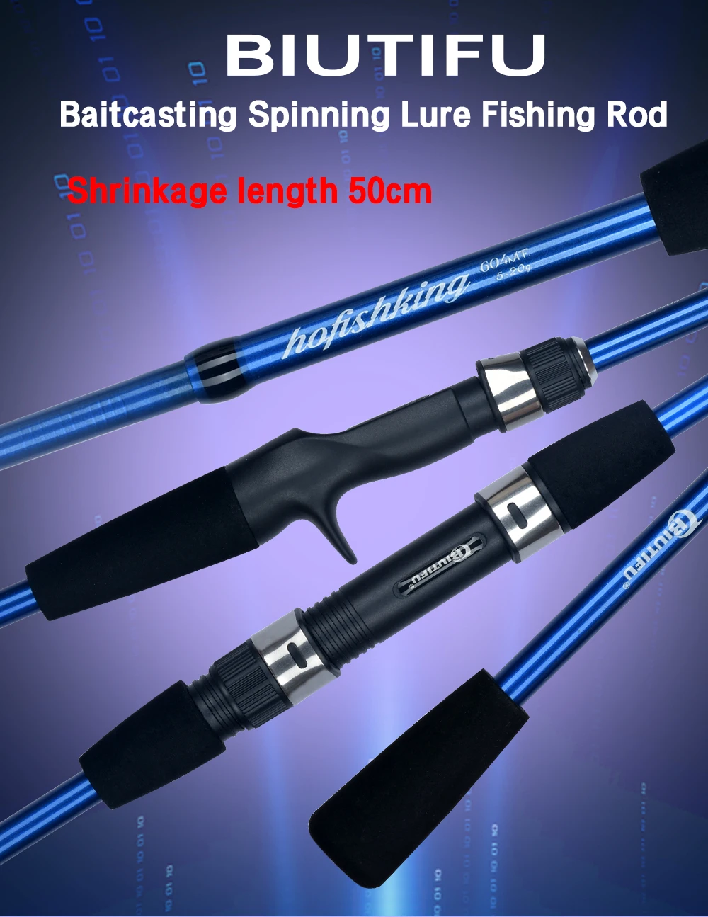 Canne à pêche BIUTIFU-Mini Baitcasting Spinning