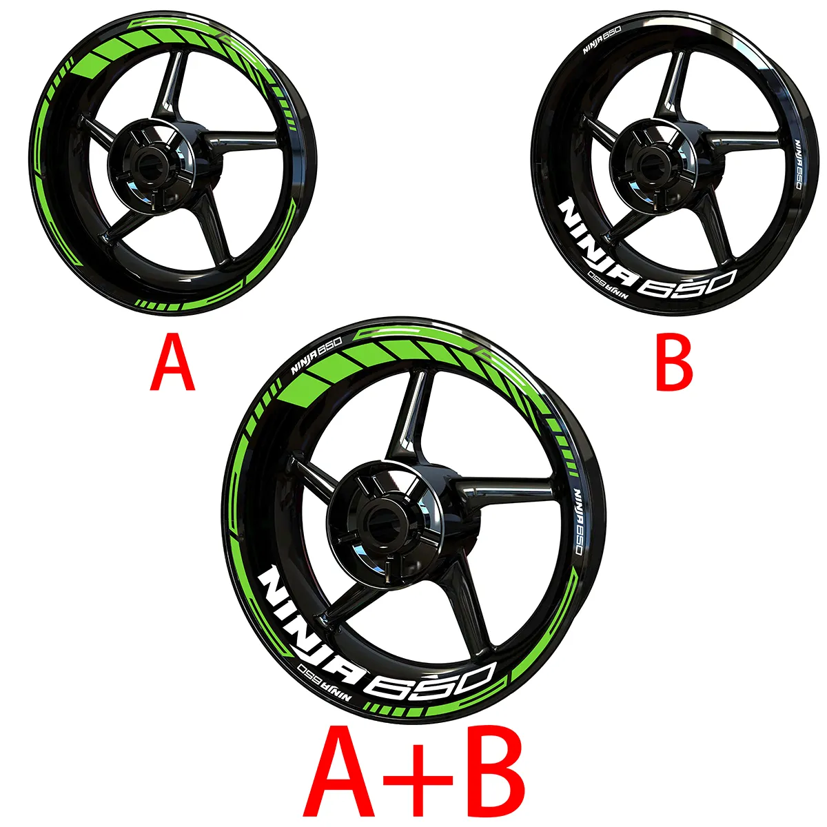 Référence du boîtier de combinaison d'autocollant de roue