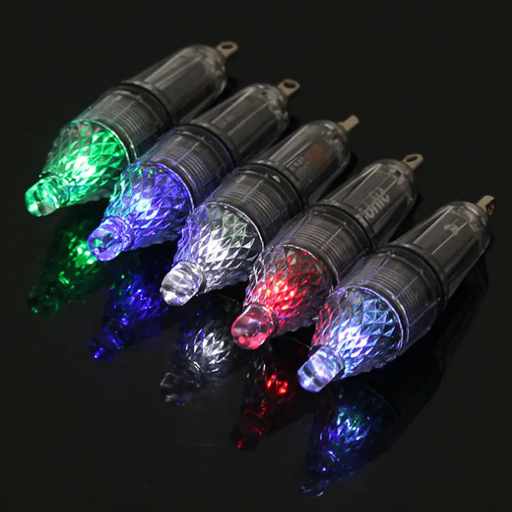 Appâts lumineux LED en fibre pour la pêche sous-marine
