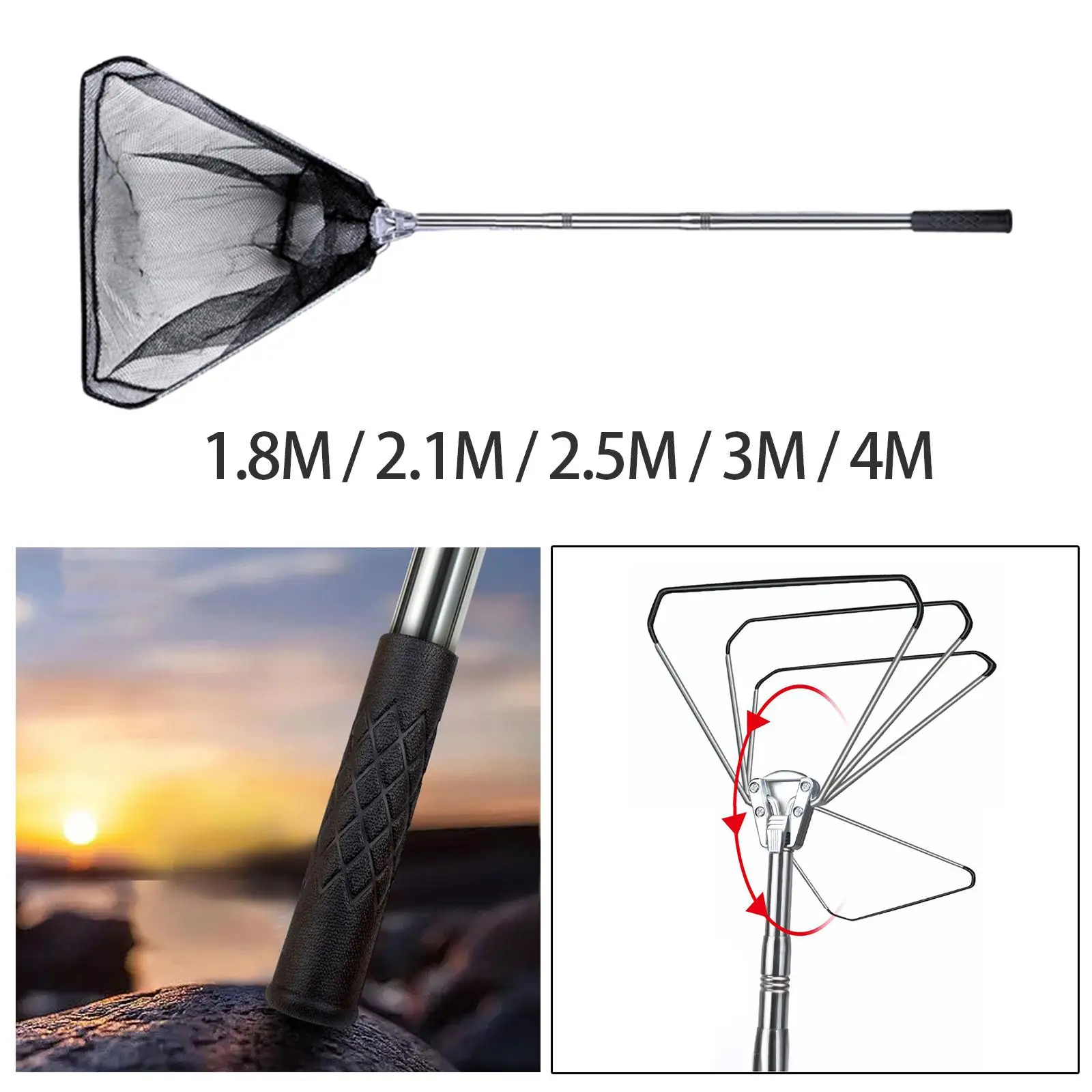 Portable Folding Fishing Landing Net Strong Load Bearing Multifunctional Stainless Steel Accessories for
Freshwater Saltwater Portable Folding Fishing Landing Net Strong Load Bearing Multifunctional Stainless Steel Accessories for
Freshwater Saltwater