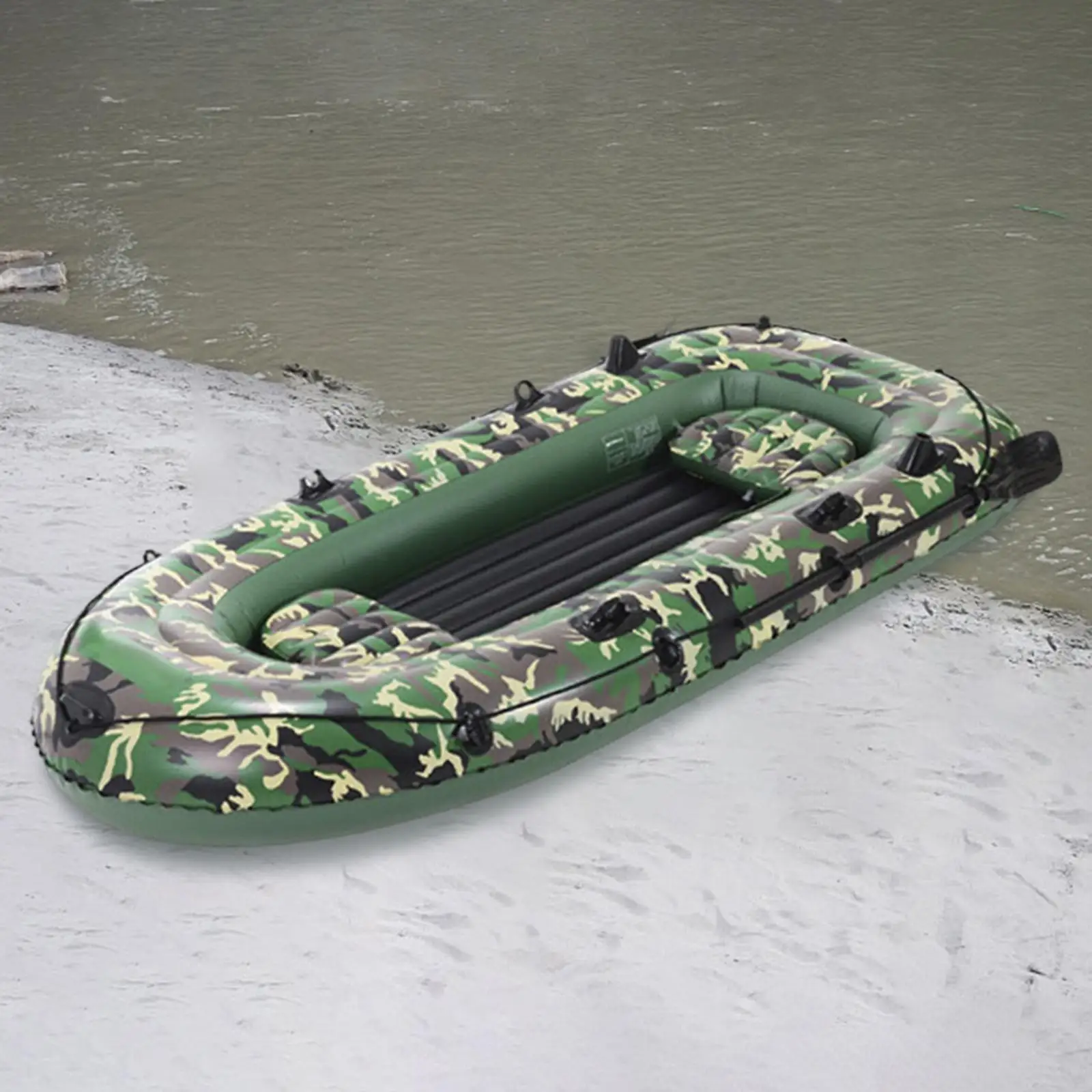 Inflatable Raft for Adults 4 Person Inflatable Fishing Kayak Swimming Pool Lake Dinghy Inflatable Boat