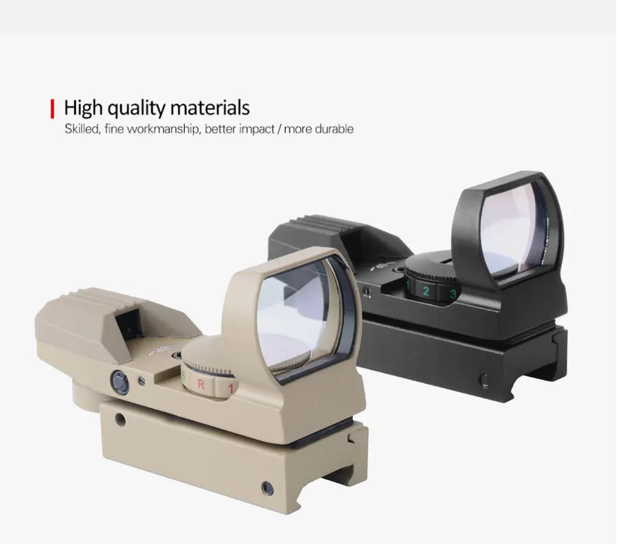 Lunette de visée holographique à point rouge pour fusil de chasse