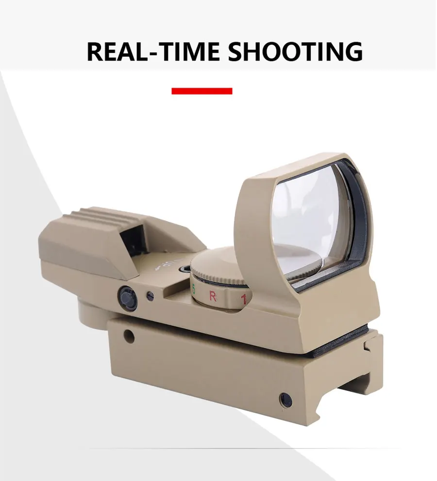 Lunette de visée holographique à point rouge pour fusil de chasse