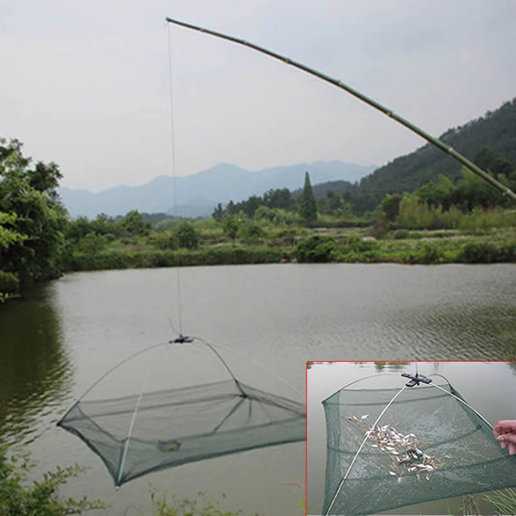 Umbrella Design Trap Cast Lures Fishing Dip Net Eel Lobster Minnows Net Umbrella Design Trap Cast Lures Fishing Dip Net Eel Lobster Minnows Net