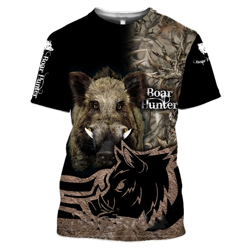T-shirt imprimé en 3D pour hommes