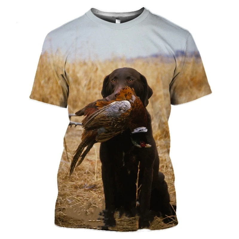 T-shirt imprimé en 3D pour hommes