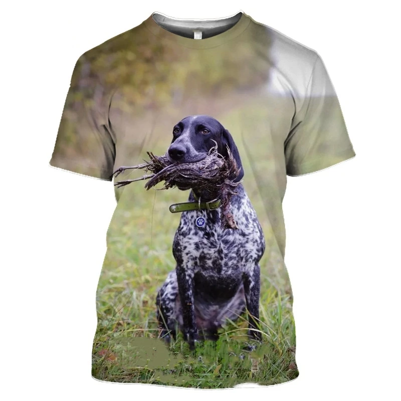 T-shirt imprimé en 3D pour hommes