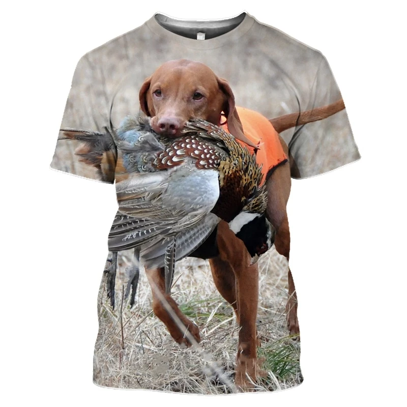 T-shirt imprimé en 3D pour hommes