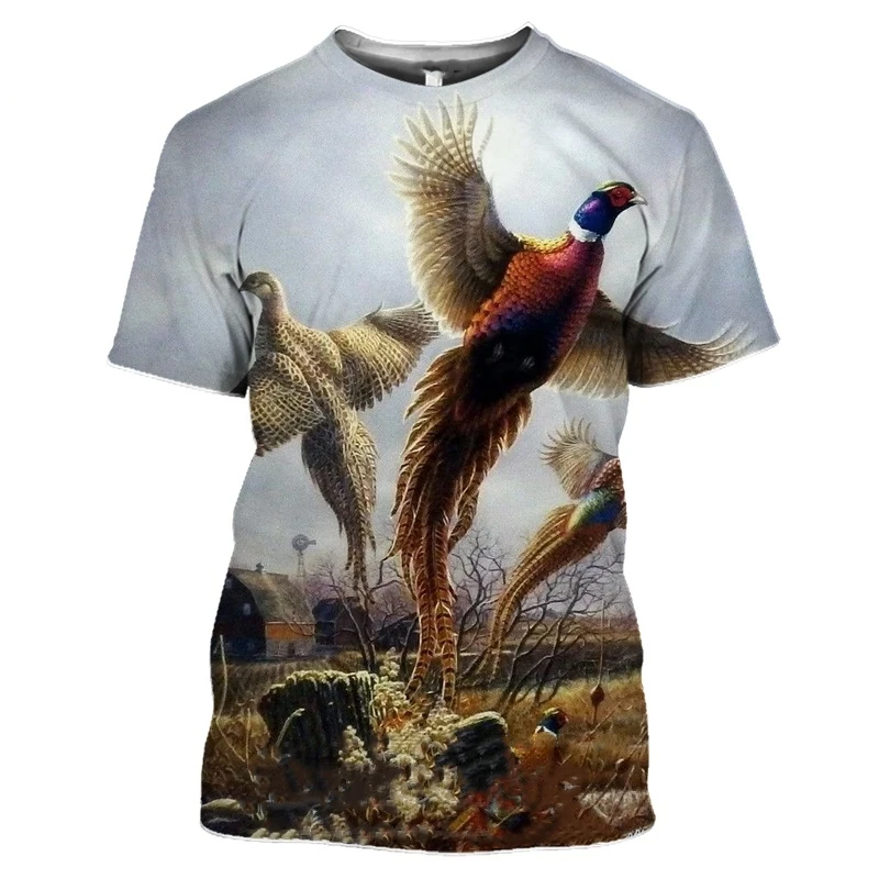 T-shirt imprimé en 3D pour hommes