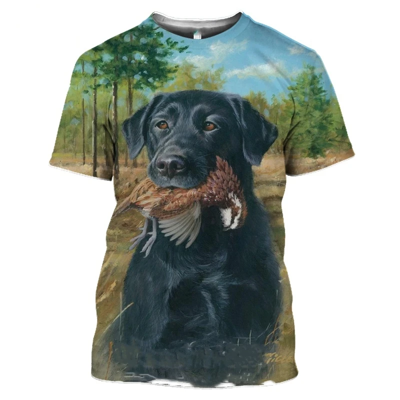 T-shirt imprimé en 3D pour hommes