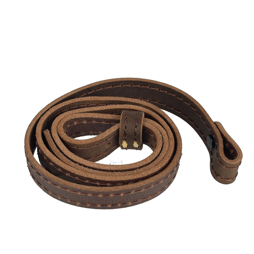 Sangle de tir en cuir véritable pour fusil de chasse