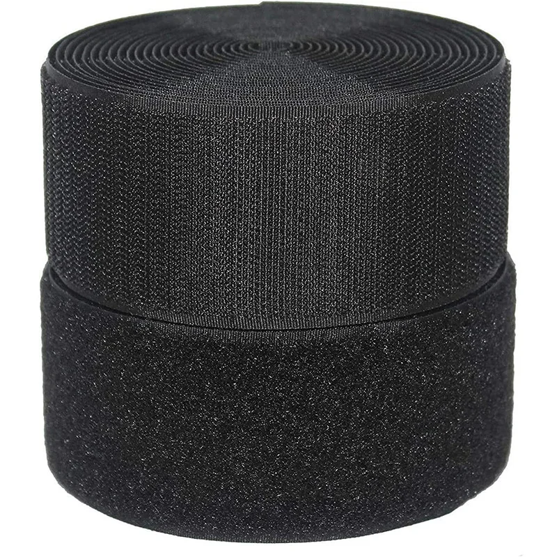 Bandes de fixation en nylon non adhésives à crochets et boucles