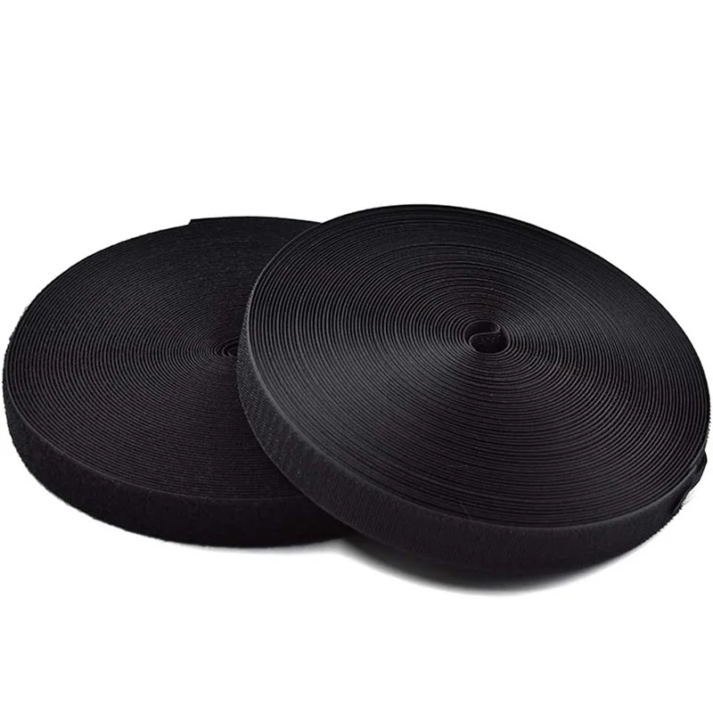 Bandes de fixation en nylon non adhésives à crochets et boucles