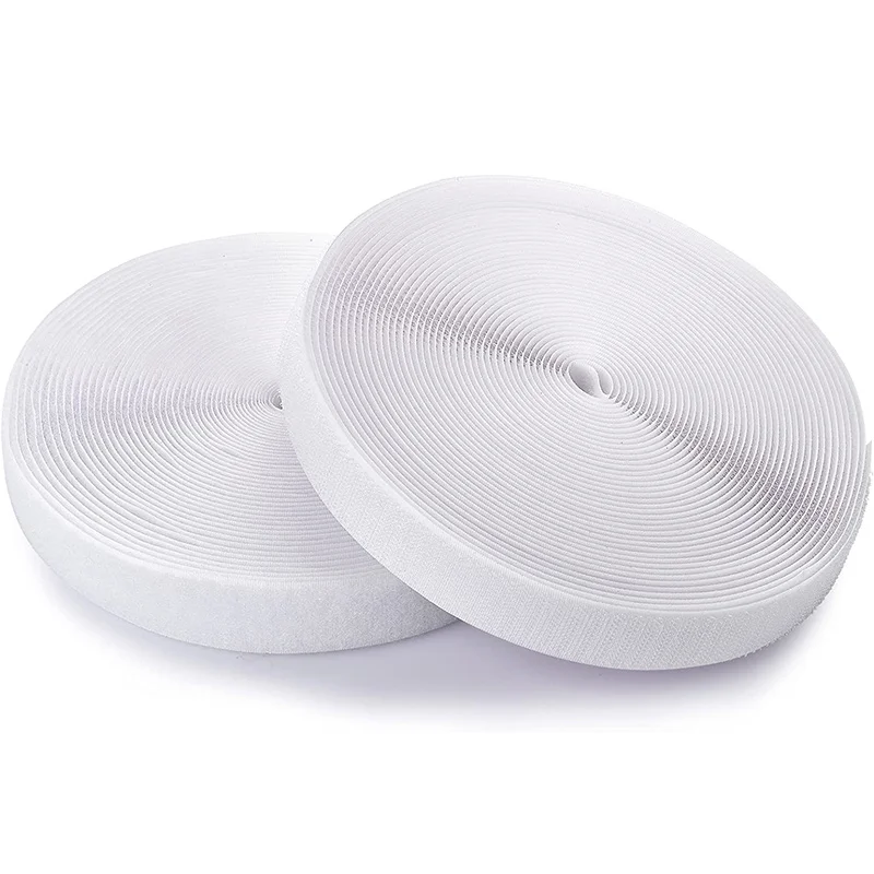Bandes de fixation en nylon non adhésives à crochets et boucles