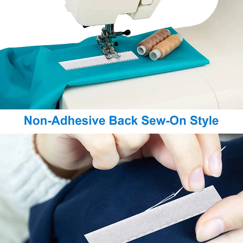 Bandes de fixation en nylon non adhésives à crochets et boucles