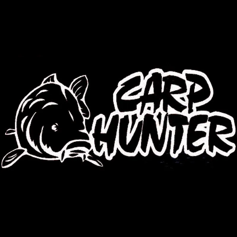 Car Styling Carp Hunter Pêche Vinyle Autocollants
