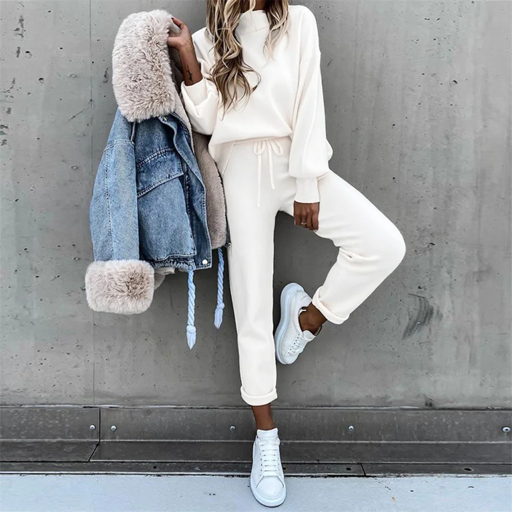 Jogging Peau De Peche Femme