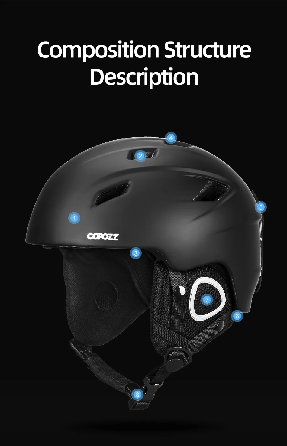 Image du casque de ski COPOZZ