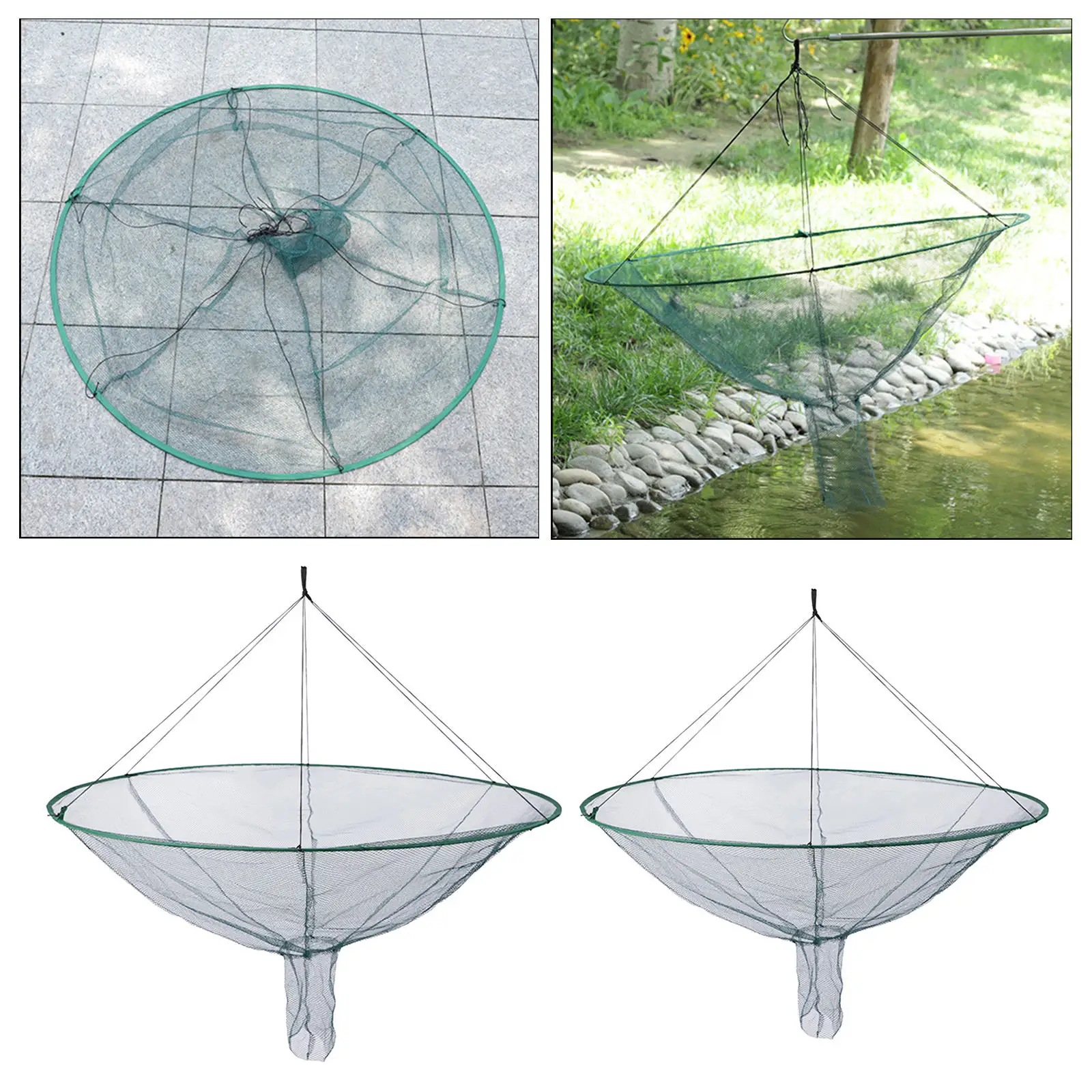 1pc Fishing Net Case Portable Big Foldable Perfect Lobster for Fishing Travel Port Fishing Boat
