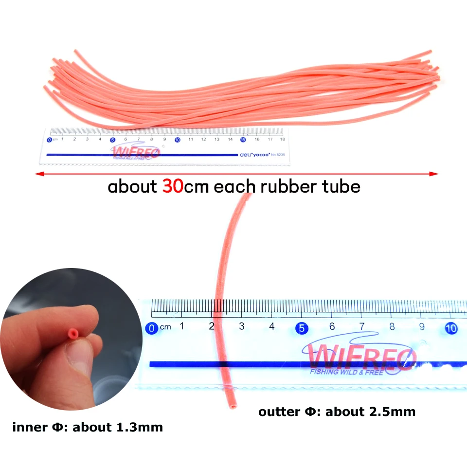 Tube en caoutchouc pour flotteur de pêche