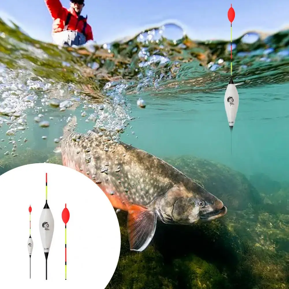 Bouée flottante pour la pêche sur glace en eau peu profonde, connecteur de ligne, carpe
