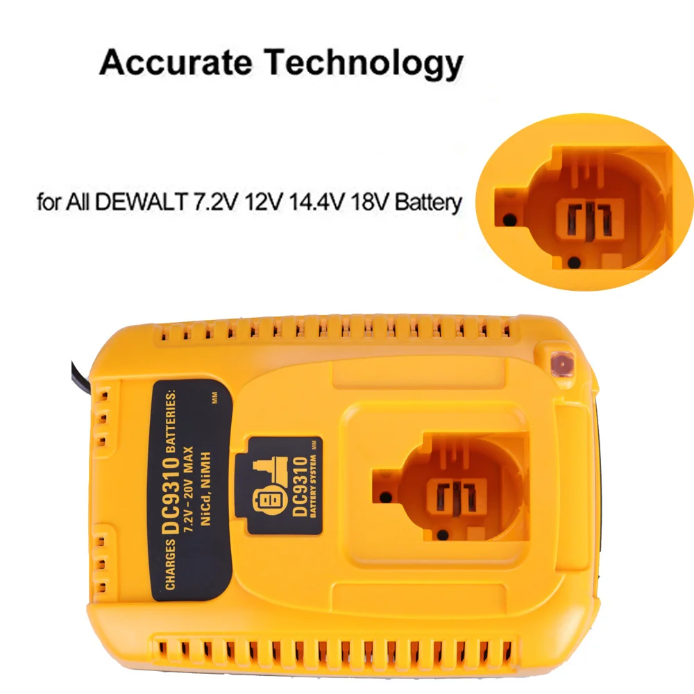 Image du chargeur de remplacement pour batterie Dewalt