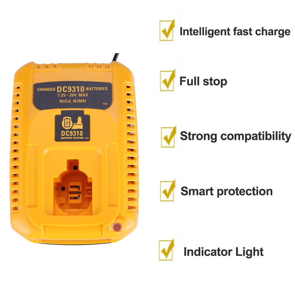 Image du chargeur de remplacement pour batterie Dewalt