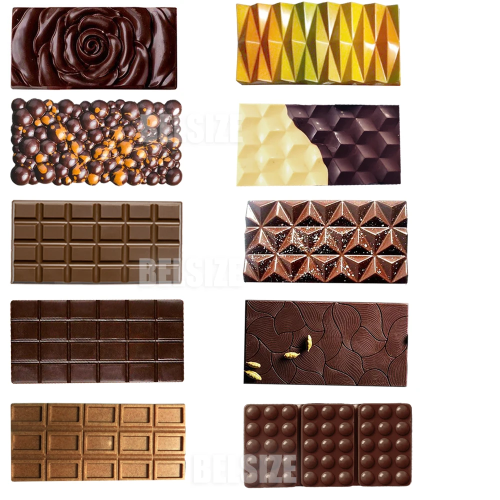 Moule en silicone pour barre de chocolat