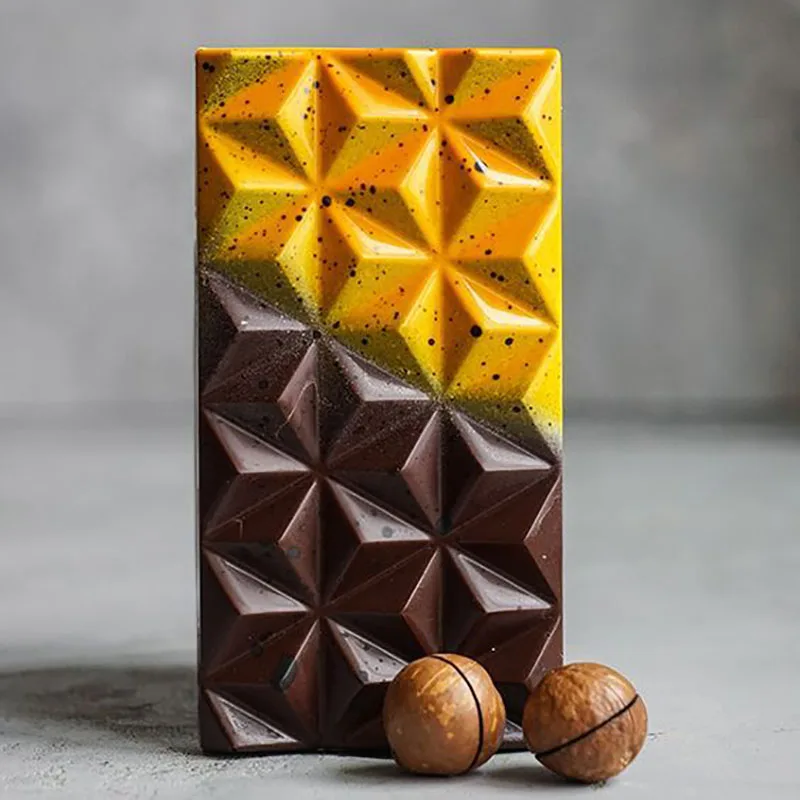 Moule en silicone pour barre de chocolat